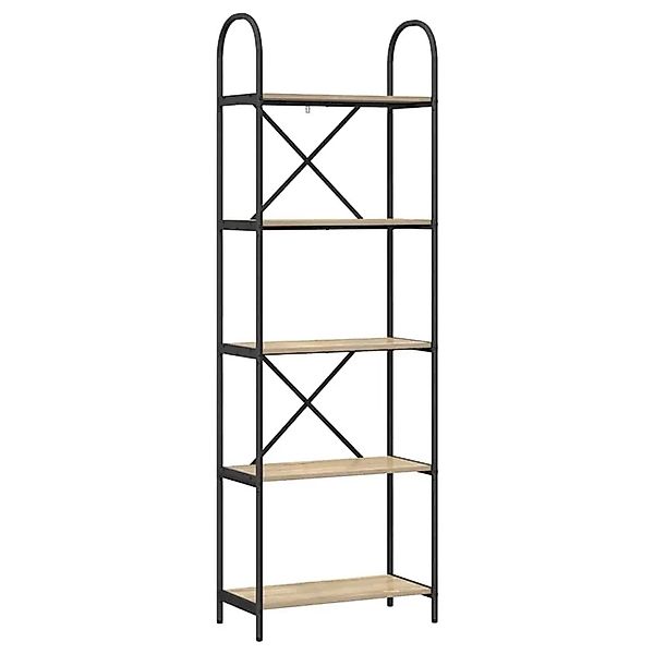 vidaXL Bücherregal Sonoma-Eiche 60 x 30 x 183 cm Holzwerkstoff 879906 günstig online kaufen