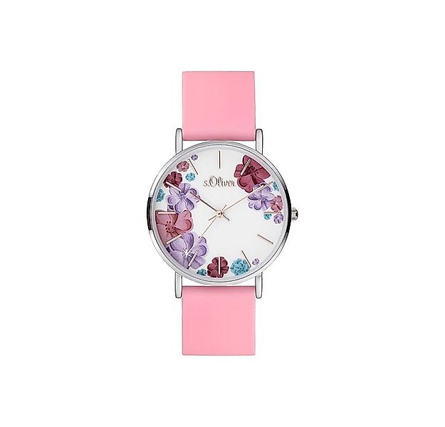 s.Oliver Quarzuhr s.Oliver Armbanduhr mit Silikonarmband SO-4078-PQ, s.Oliv günstig online kaufen