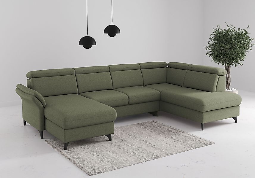 sit&more Wohnlandschaft »Glendale, U-Form« inkl. Kopfteilverstellung,wahlwe günstig online kaufen