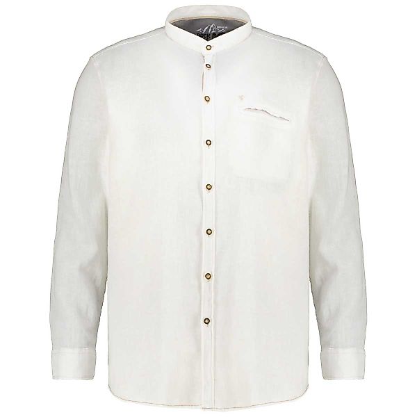 Jupiter Trachtenhemd aus Leinenmischung Farbe weiß Größe: 48 günstig online kaufen