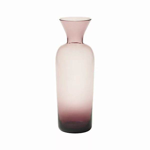 Karaffe Bottiglia glas violett / H 25 cm - Bitossi Home - Violett günstig online kaufen