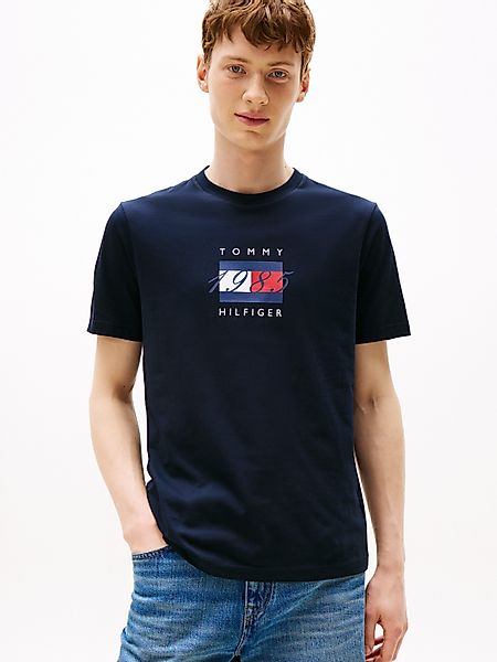 Tommy Hilfiger T-Shirt LINEAR FLAG GRAPHIC günstig online kaufen