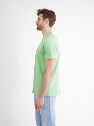 LERROS T-Shirt "LERROS Basic T-Shirt mit Logostitch, unifarben" günstig online kaufen