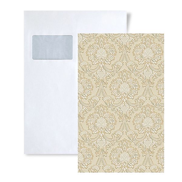 PROFHOME 1 MUSTERSTÜCK S-310323-GU DIN A4 MUSTER der Ornament Tapete günstig online kaufen