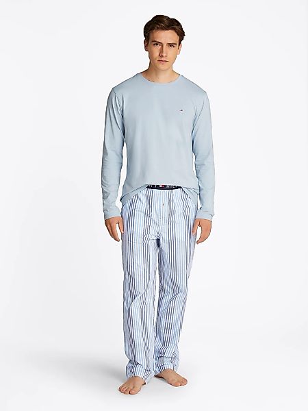 Tommy Hilfiger Underwear Pyjama "LS PANT WOVEN SET PRINT", (Set, 2 tlg., 2e günstig online kaufen