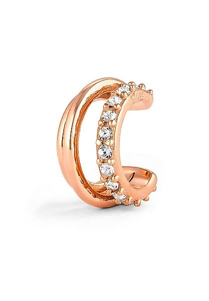 Elli Ohrklemme Earcuff Single Weiß 925 Sterling Silber, mit Kristallen von günstig online kaufen