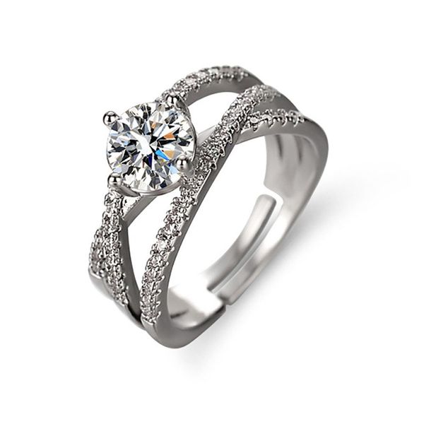 The Beauty House Fingerring Verlobungsring silberfarbiger günstig online kaufen