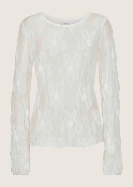 MADELEINE Langarmshirt "Spitzenbluse Elegantes Langarmshirt aus Spitze, tra günstig online kaufen
