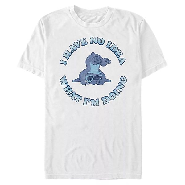 Disney - Lilo & Stitch - Stitch No Idea - Männer T-Shirt günstig online kaufen