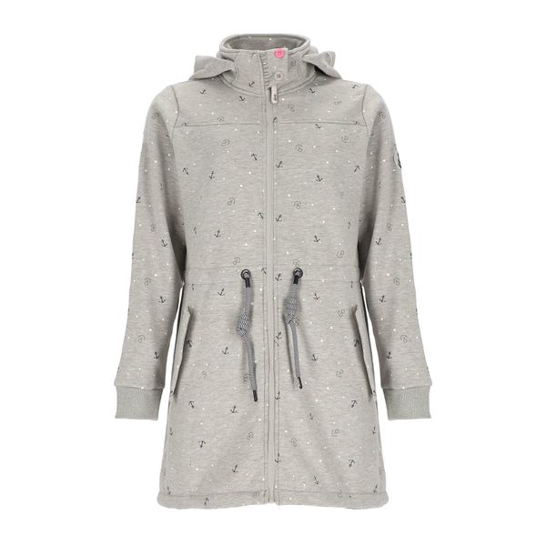 Leitfeuer Wintermantel Damen Fleecemantel mit Allover-Print günstig online kaufen