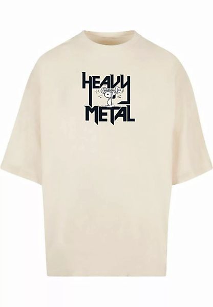 Merchcode T-Shirt Merchcode Herren Peanuts - Heavy Metal Huge Tee (1-tlg) günstig online kaufen