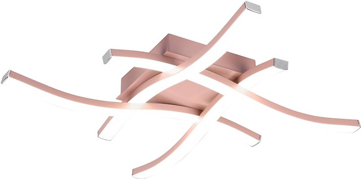 REALITY Leuchten LED Deckenleuchte »Route«, 4 flammig, Leuchtmittel LED-Mod günstig online kaufen