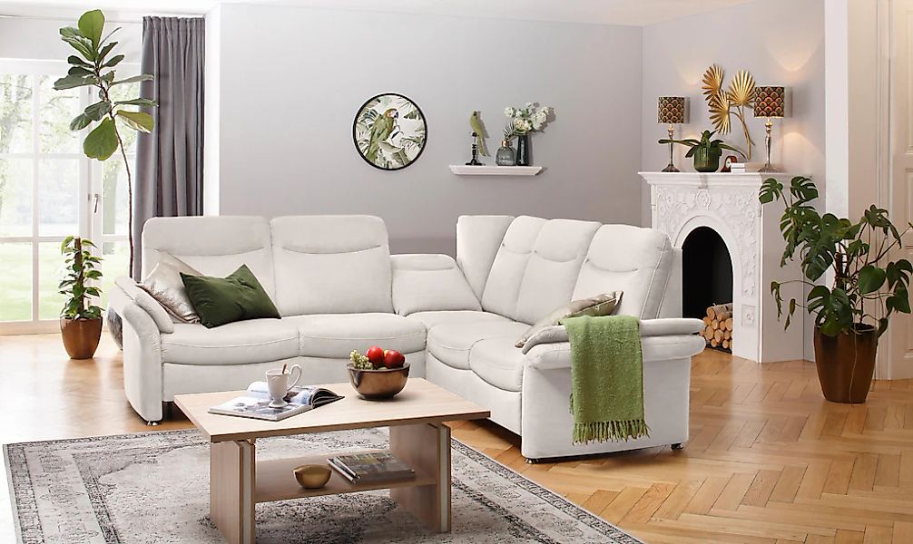 Home affaire Ecksofa »Tahoma L-Form«, mit Armlehnfunktion, wahlweise Bettfu günstig online kaufen