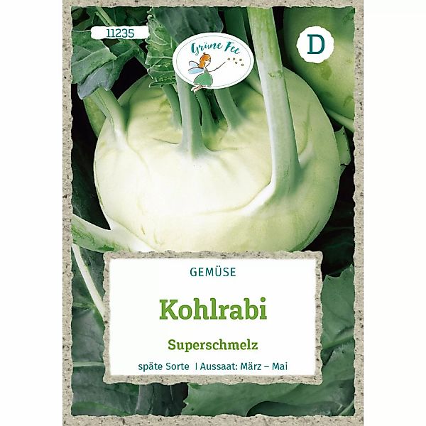 Grüne Fee Kohlrabi Superschmelz Saatgut günstig online kaufen