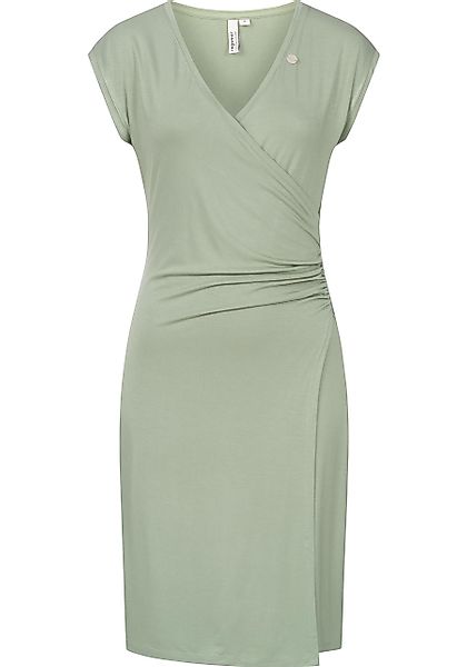 Ragwear Etuikleid "Crupi", figurbetontes Sommerkleid mit Raffung an der Tai günstig online kaufen