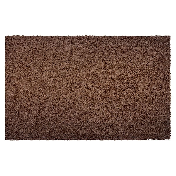 KARAT Kokosmatte Eingangsmatte Fußabtreter nach Maß Braun 24 mm 100 x 300 c günstig online kaufen