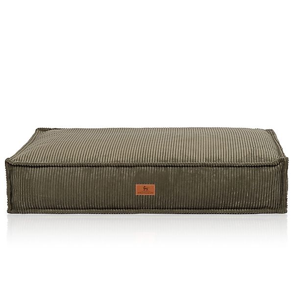 Knuffelwuff Hundekissen Lesedi Cord 120x80cm Khaki günstig online kaufen