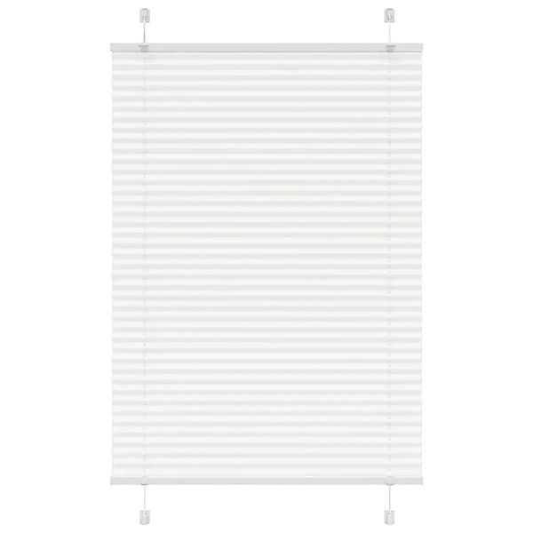 vidaXL Plissee Weiß 90x100 cm Stoffbreite 89,4 cm Polyester 4015481 günstig online kaufen