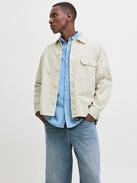 Jack & Jones Langarmhemd JJEDOVER OVERSHIRT günstig online kaufen