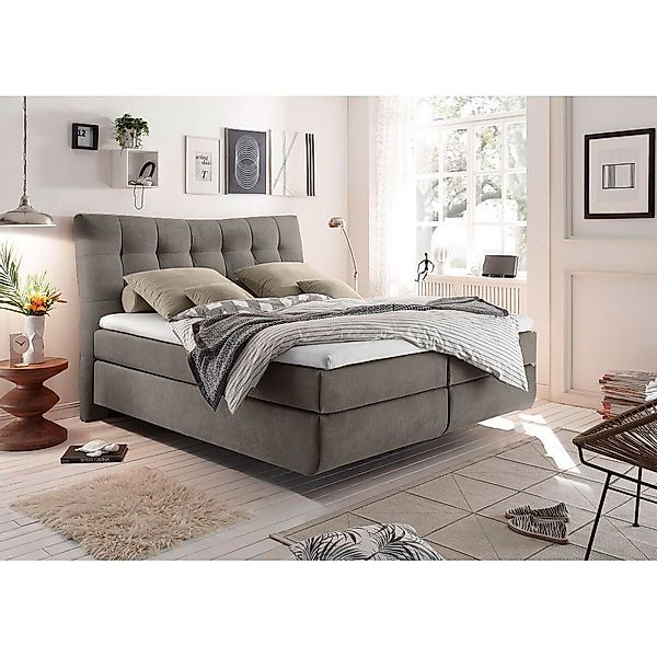 Lomadox Boxspringbett MALIBU-09, Doppelbett Ehebett Hotelbett günstig online kaufen