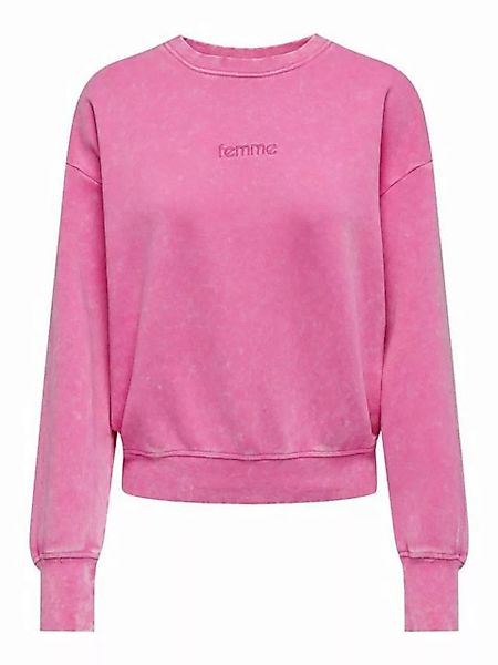 ONLY Sweatshirt ONLPRINCESS L/S O-NECK SWT günstig online kaufen
