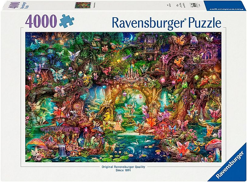 Ravensburger Puzzle Die verborgene Welt der Feen, 4000 Puzzleteile, Made in günstig online kaufen