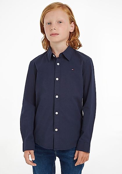 Tommy Hilfiger Langarmhemd SOLID STRETCH POPLIN günstig online kaufen