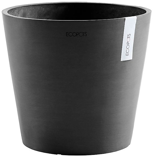 Ecopots Pflanztopf Amsterdam Dunkelgrau Ø 30 cm / Höhe 26,3 cm günstig online kaufen