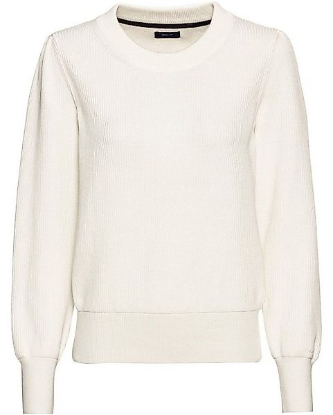 Gant Strickpullover Gerippter Pullover günstig online kaufen