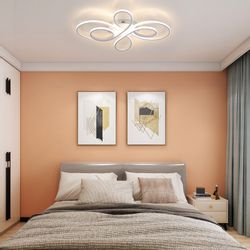 ZMH LED Deckenleuchte Whonzimmer Modern Schmetterlingforming günstig online kaufen