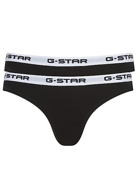 G-STAR Tanga OBSIDIAN, 2 PACK THONGS (Packung, 2-St) mit Logobund günstig online kaufen