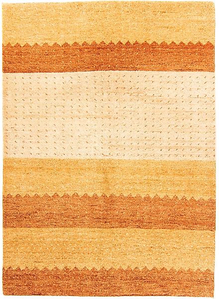 morgenland Wollteppich »Gabbeh - Indus - 199 x 142 cm - mehrfarbig«, rechte günstig online kaufen