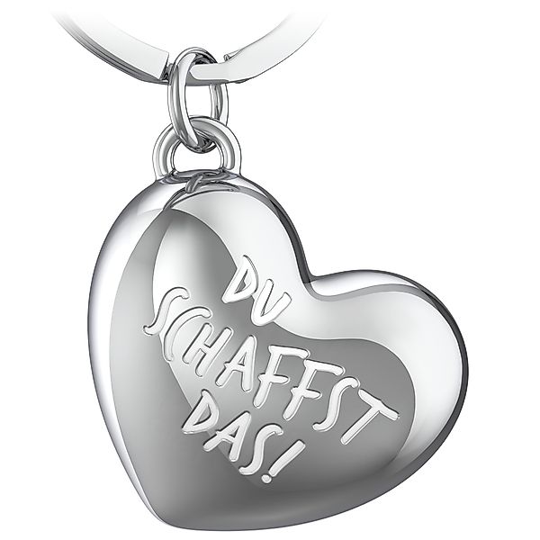 FABACH Schlüsselanhänger Herz mit Gravur - "Schön dass es dich gibt" - Freu günstig online kaufen
