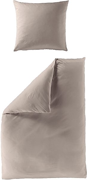 BIERBAUM Bettwäsche Elegant uni, Mako-Satin, 2 günstig online kaufen
