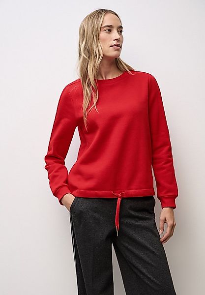 STREET ONE Sweatshirt mit Tunnelzug am Saum günstig online kaufen