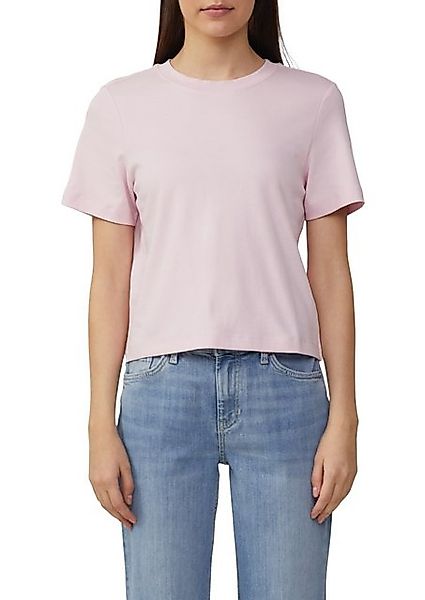 s.Oliver T-Shirt - Damen T-Shirt im verkürzten Schnitt - Kurzarmshirt günstig online kaufen