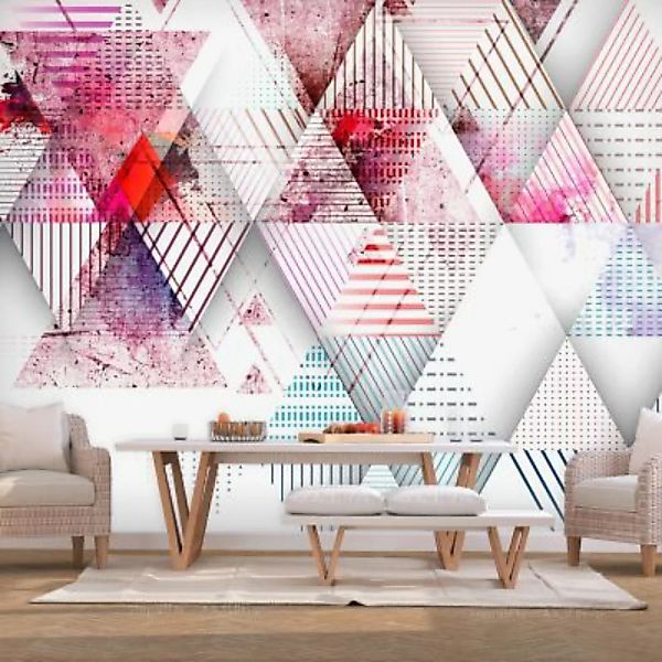 artgeist Fototapete Triangular World mehrfarbig Gr. 300 x 210 günstig online kaufen