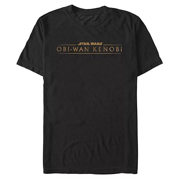 Star Wars - Obi-Wan Kenobi - Logo Gold - Männer T-Shirt günstig online kaufen