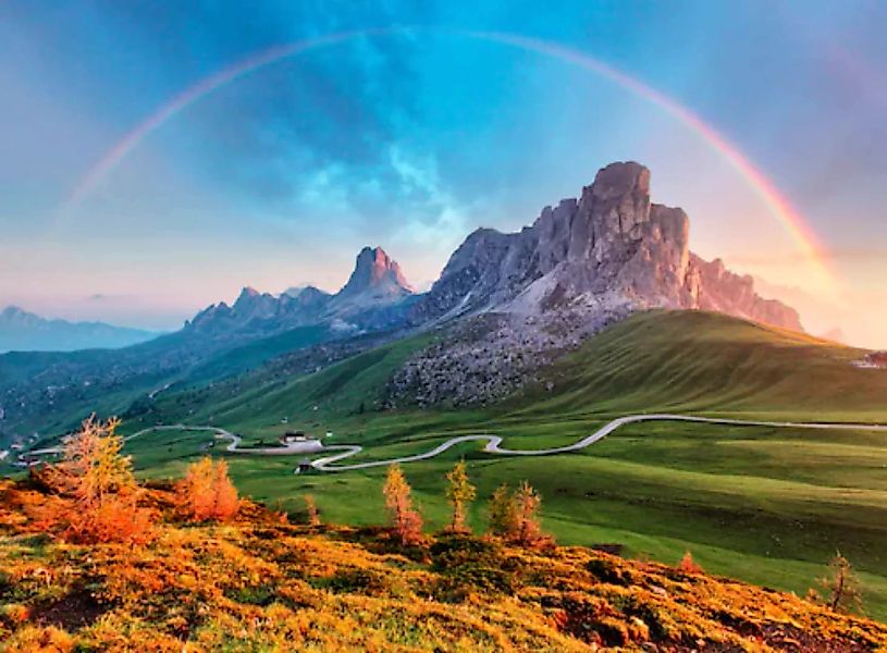 Papermoon Fototapete »Mountain Rainbow« günstig online kaufen