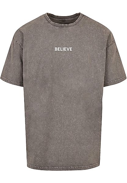Merchcode T-Shirt "Merchcode Herren Believe Front Acid Washed Heavy Oversiz günstig online kaufen