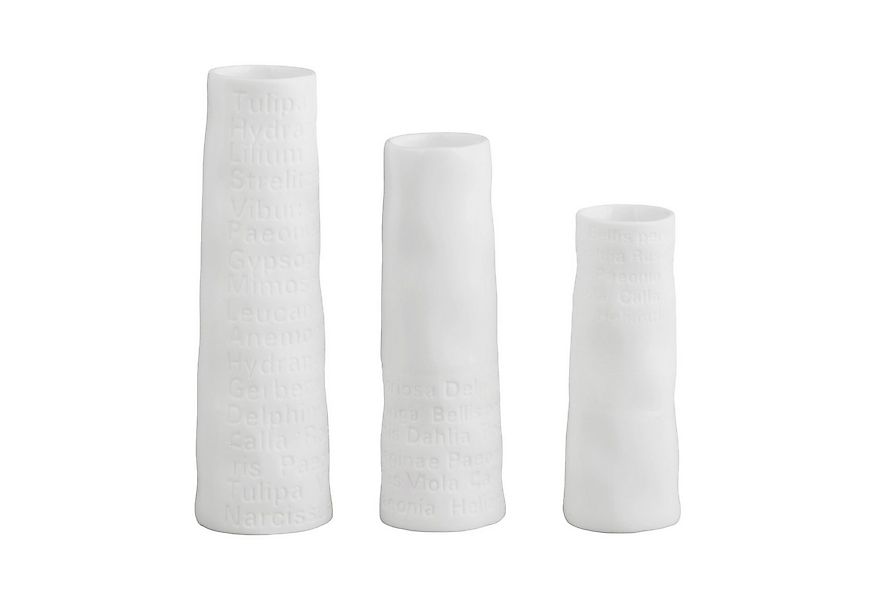 Räder Dekovase räder Raumpoesie Minivasen Set aus 3 Weiß günstig online kaufen