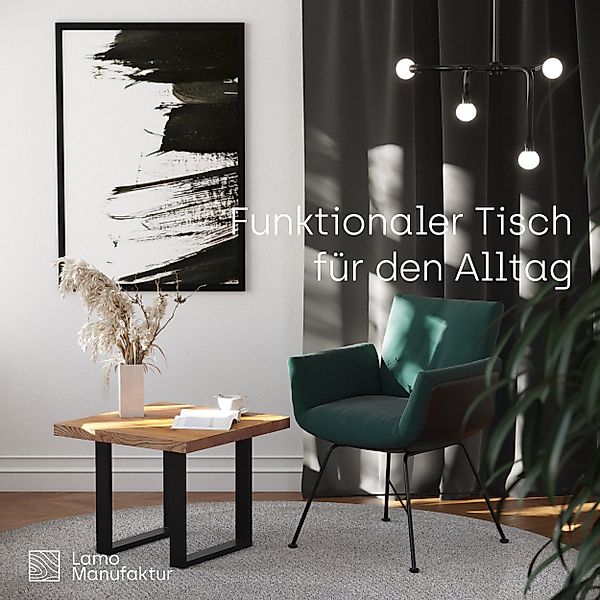 LAMO Manufaktur Esstisch Loft Küchentisch Tischplatte günstig online kaufen
