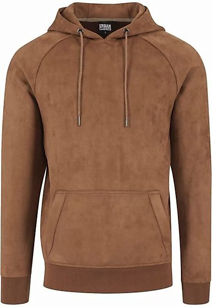 URBAN CLASSICS Sweatshirt Urban Classics Herren Imitation Suede Hoody (1-tl günstig online kaufen
