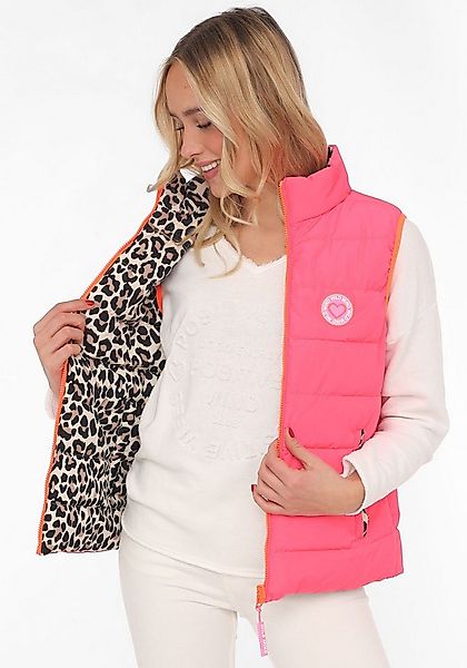 Zwillingsherz Wendeweste "Leo" beidseitig tragbar, Animal-Muster, Reißversc günstig online kaufen