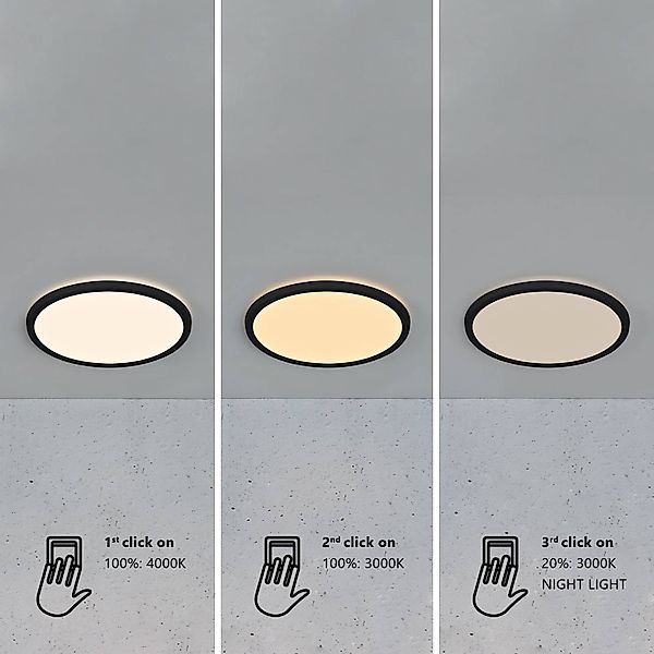 Nordlux LED Deckenleuchte OJA, LED fest integriert, Farbwechsler, Farbwechs günstig online kaufen