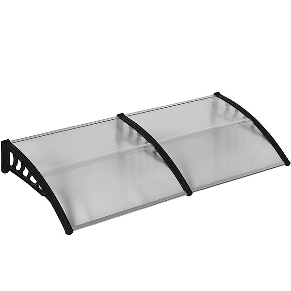 Outsunny Pultvordach Vordach für Haustür 200 x 96 x 27 cm Überdachung mit U günstig online kaufen