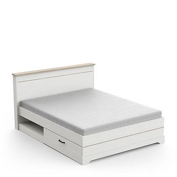 PREISBRECHER Bett Cottage, 173,8 x 102,2 x 215,1 cm (B/H/T) günstig online kaufen