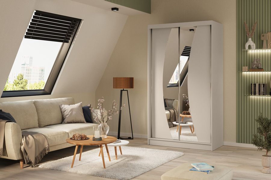 Beautysofa Kleiderschrank Vox mi Schiebtüren günstig online kaufen