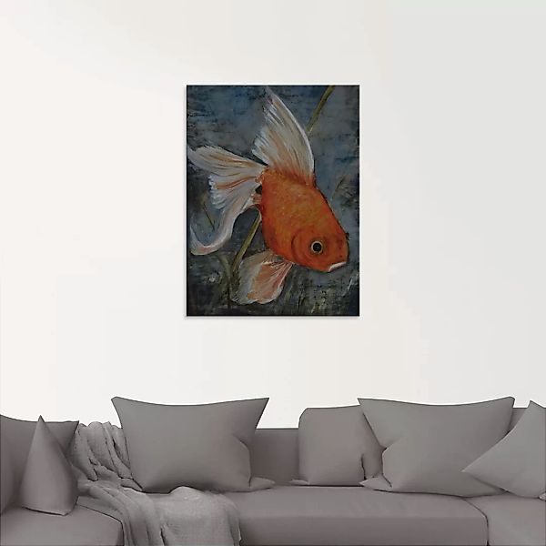 Artland Glasbild "Feng Shui - Goldfisch", Wassertiere, (1 St.), in verschie günstig online kaufen