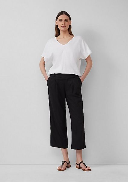 s.Oliver Culotte Hose Culotte aus Leinenmix im Relaxed Fit günstig online kaufen